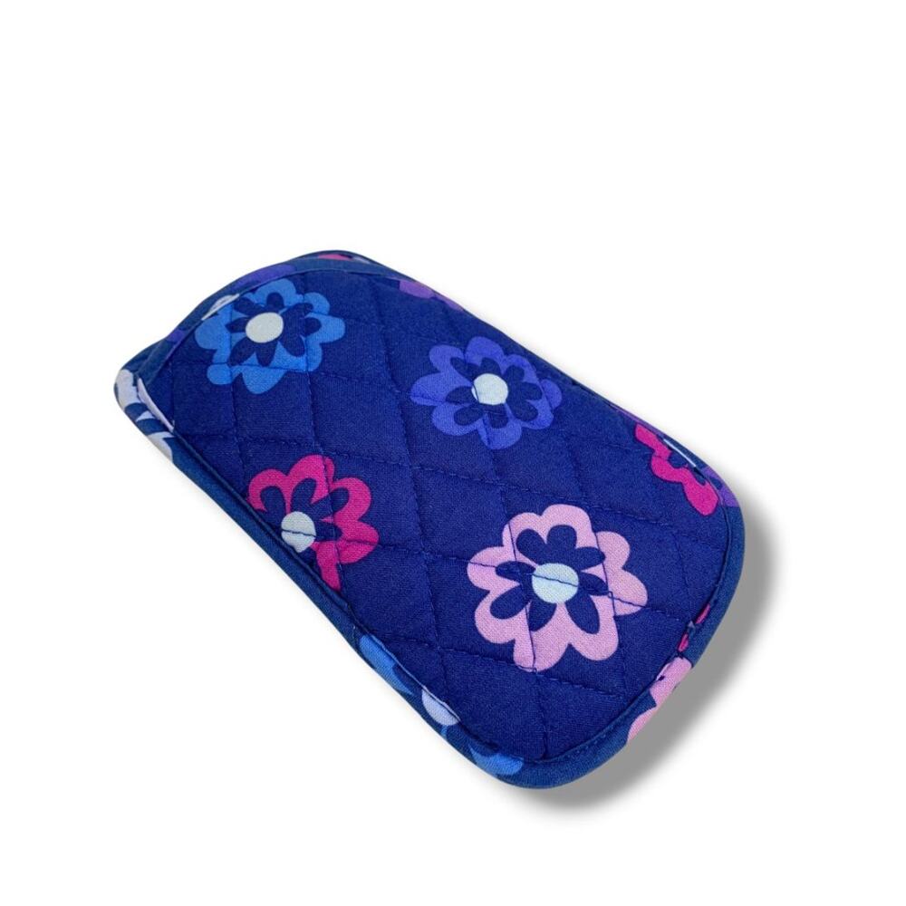 Vera Bradley Ellie Flowers Soft Eyeglasses Holder 2 Slip Pockets - Picture 3 of 5
